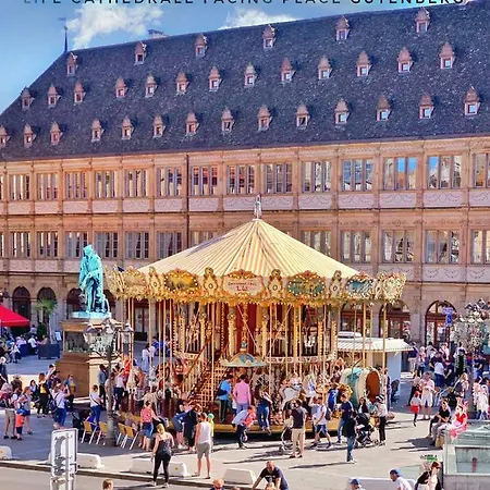 LIFE CATHEDRALE CITY-Center Place Gutenberg Straßburg Exterior foto