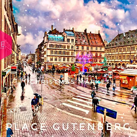 LIFE CATHEDRALE CITY-Center Place Gutenberg Straßburg Exterior foto